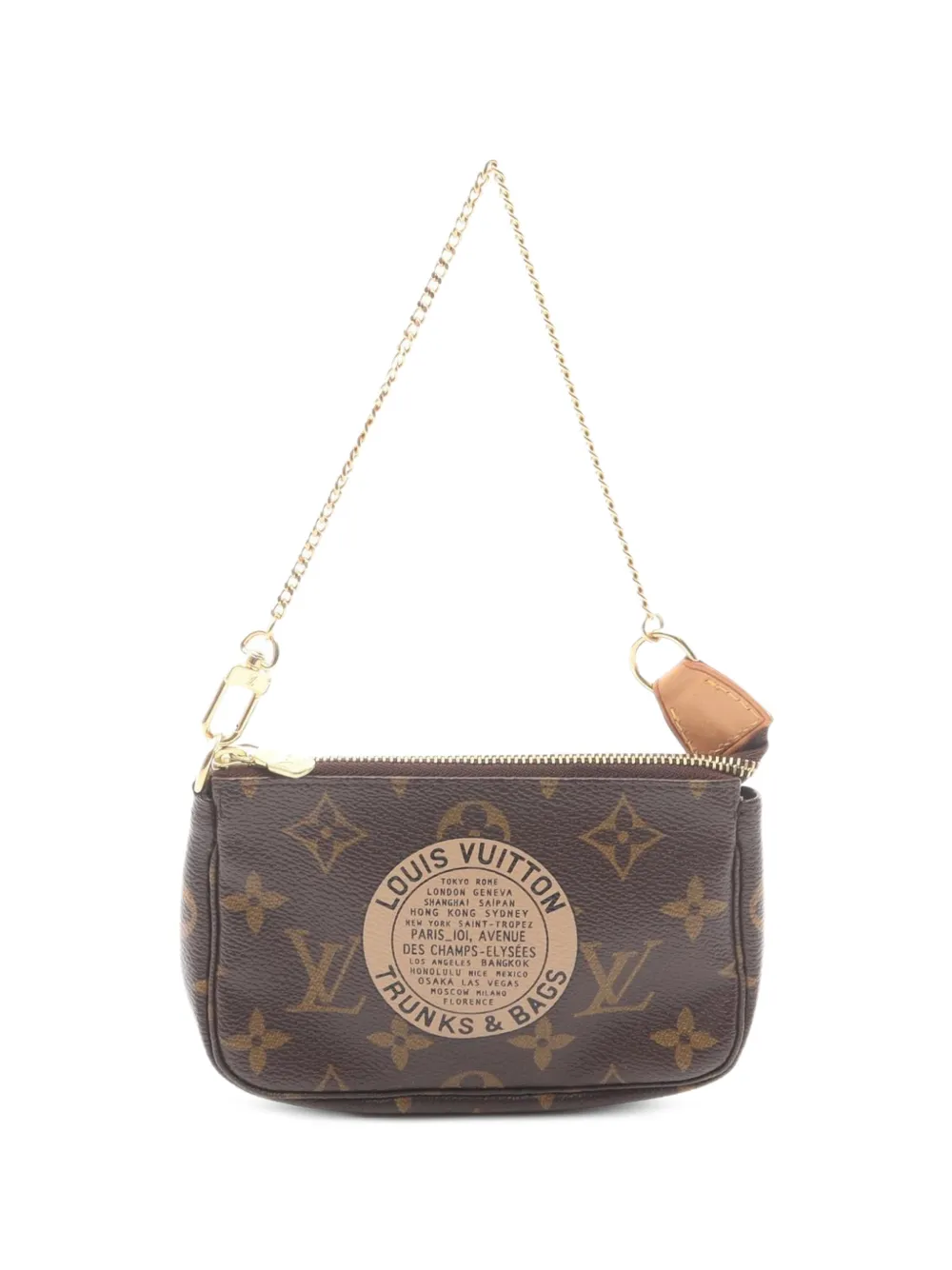 Louis Vuitton Pre-Owned 2007 mini Pochette Accessoires shoulder bag - Braun