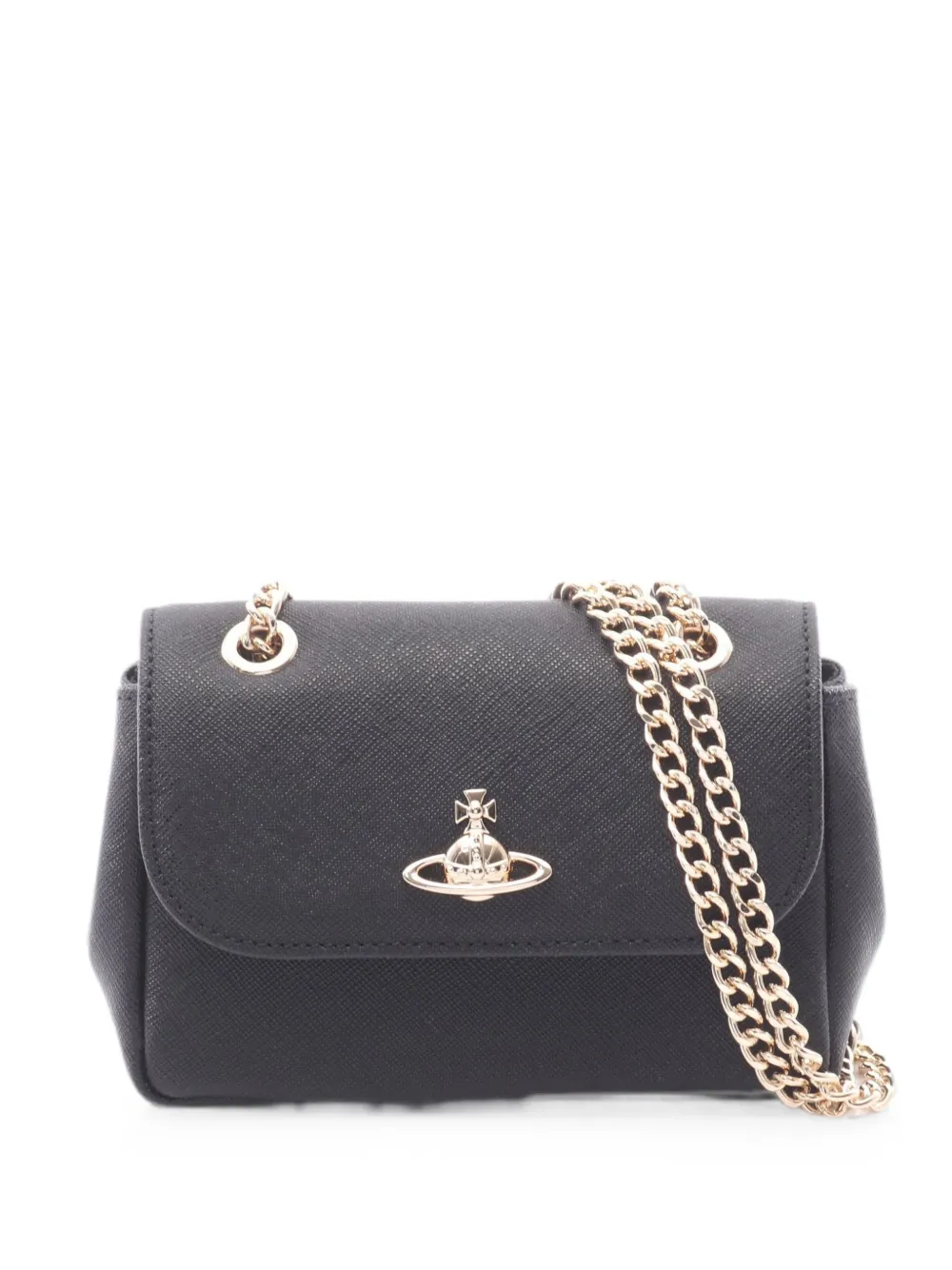Vivienne Westwood Pre-Owned 2020s small chain-strap shoulder bag - Nero