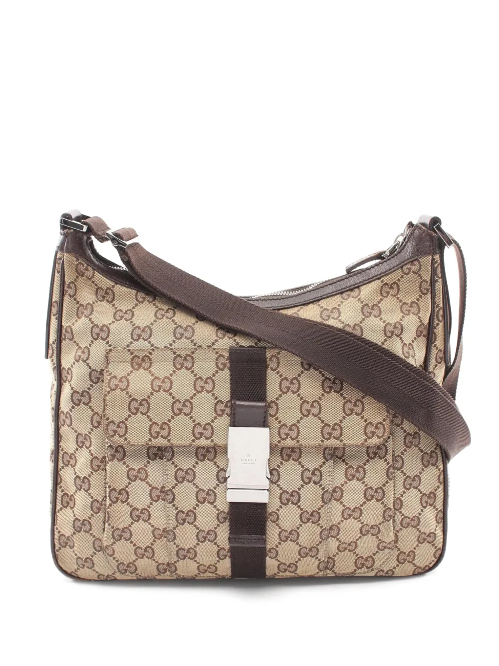 Gucci Pre-Owned 00s GG canvas shoulder bag - Toni neutri