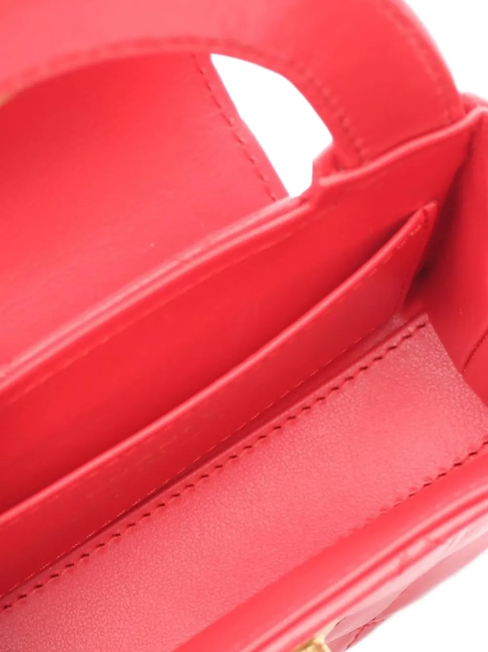CHANEL Pre-Owned 2021 Matelasse mini-shopper Rood