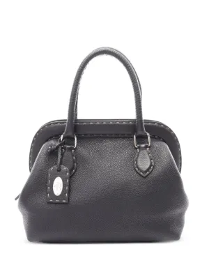 Fendi Pre-Owned プチ トロワジュール レザーサッチェルバッグ