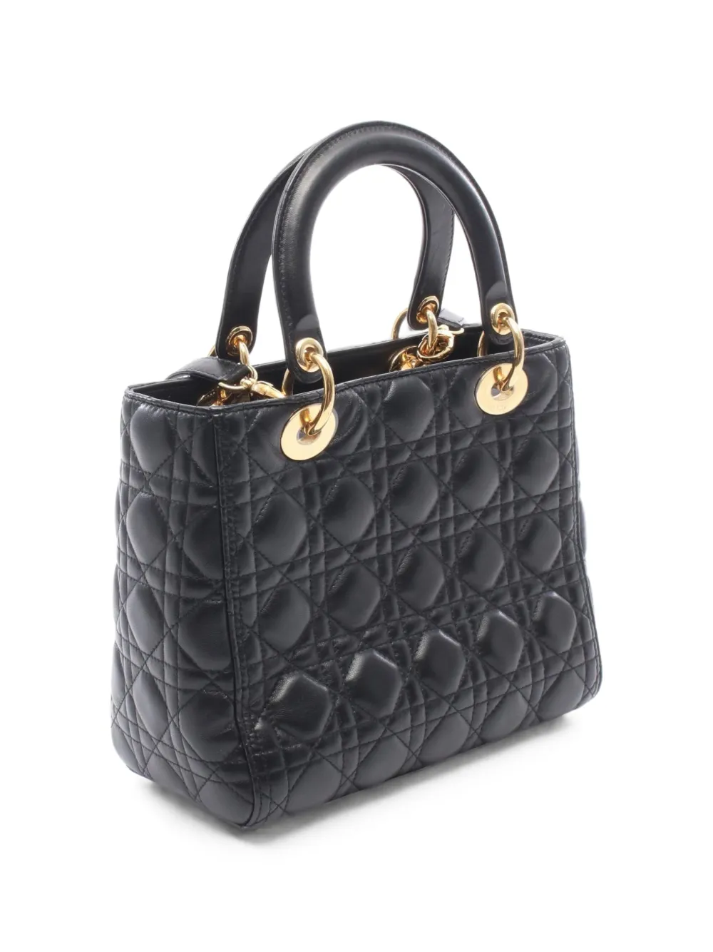 Christian Dior Pre-Owned 2010s Lady Dior Soft shopper Zwart