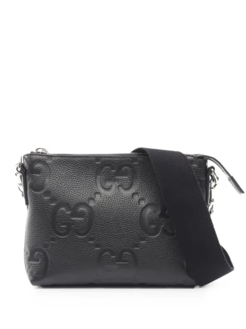 Gucci Pre-Owned 2010s small Jumbo GG leather messenger bag