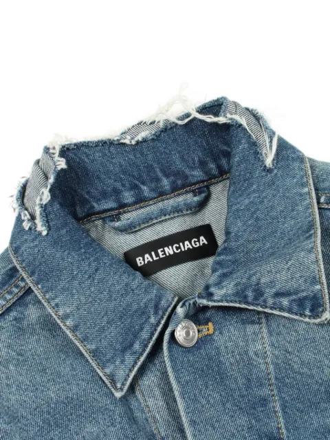 Balenciaga Pre-Owned 2010s Campaign logo denim jacket