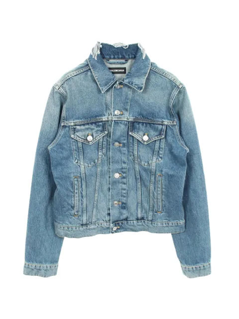 Balenciaga Pre-Owned 2010s Campaign logo denim jacket