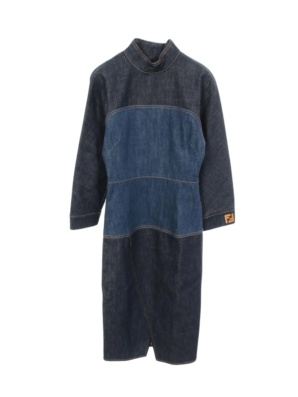 Fendi Pre-Owned 2010s long-sleeve dress - Blue
