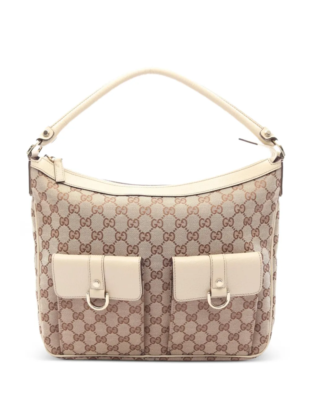 Gucci Pre-Owned 2000s Abby GG canvas shoulder bag - Toni neutri