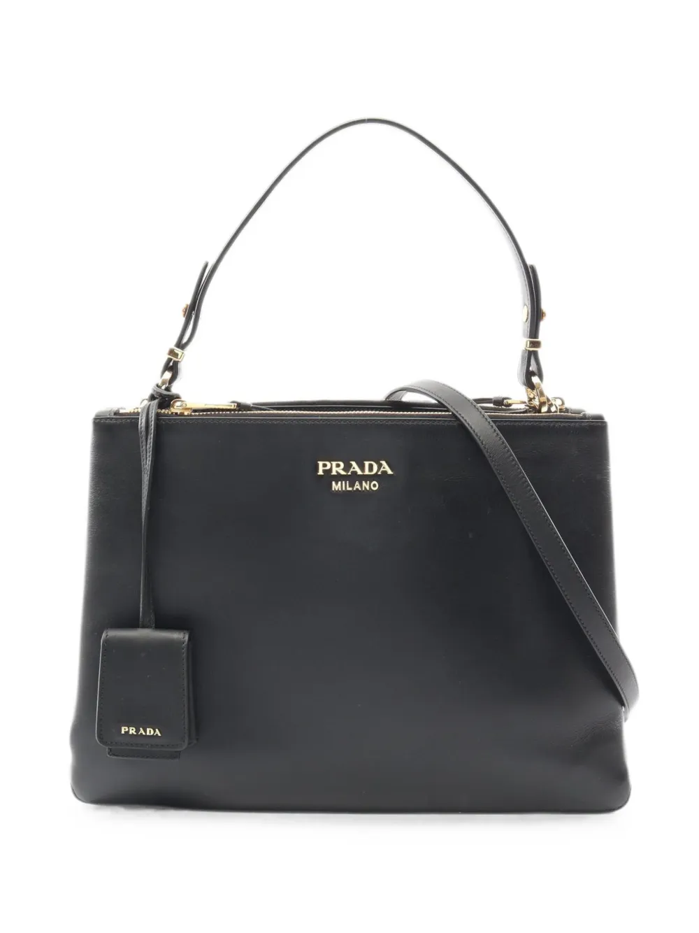 Prada Pre-Owned 2010s leather tote bag - Nero