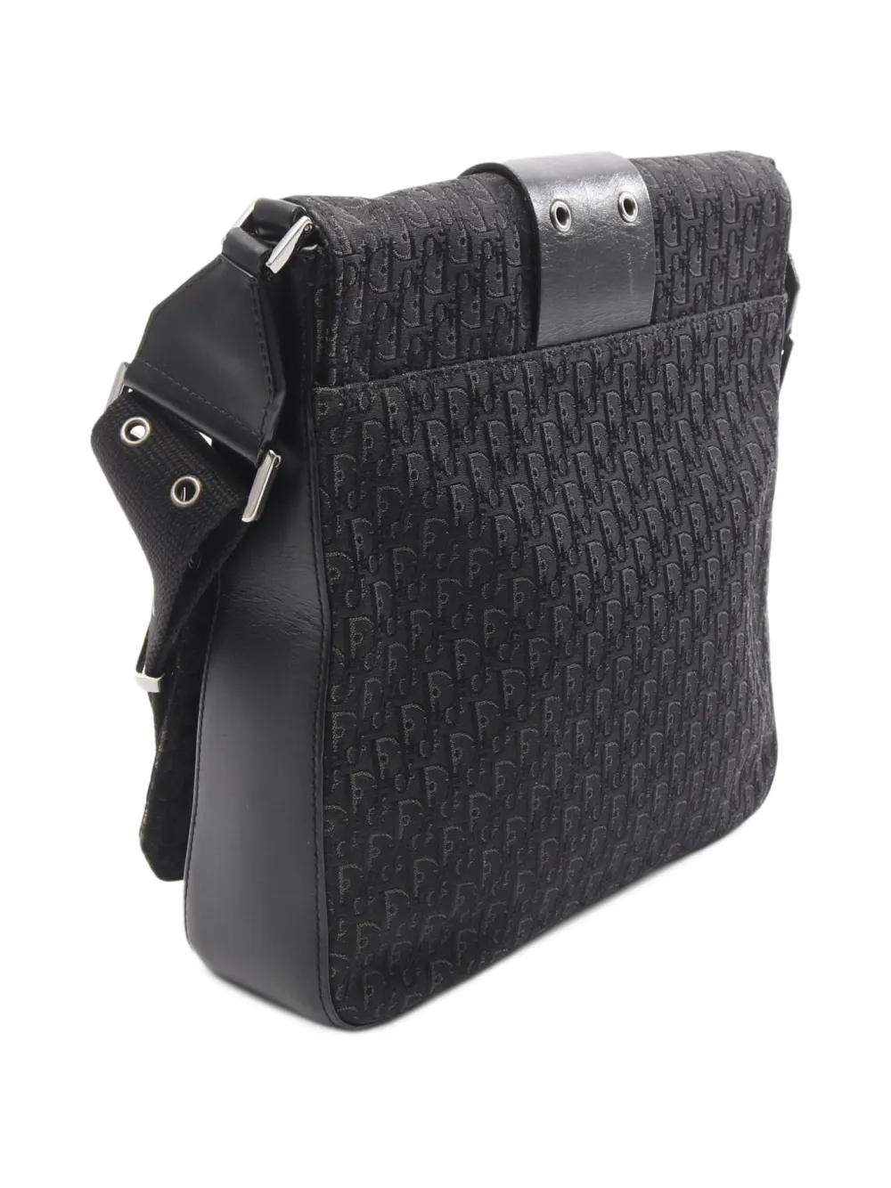 Dior Pre-owned 2010s Street Chic Trotter Shoulder Bag in Black, view 2