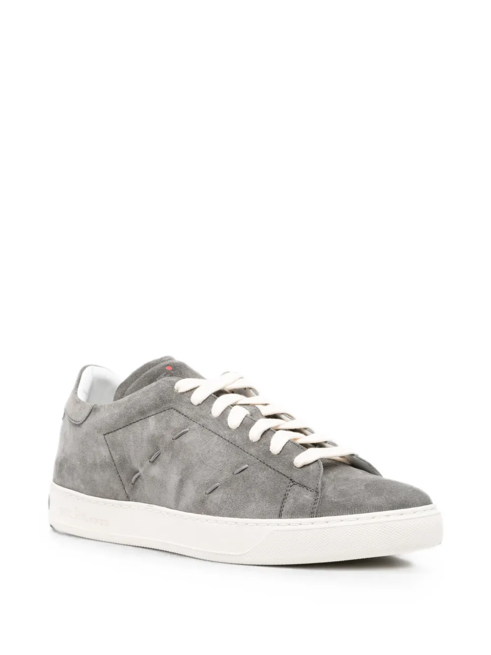 Kiton suede lace-up sneakers Grijs