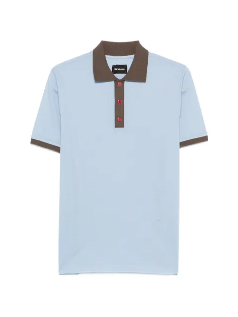 Kiton contrast-trim short-sleeves polo shirt