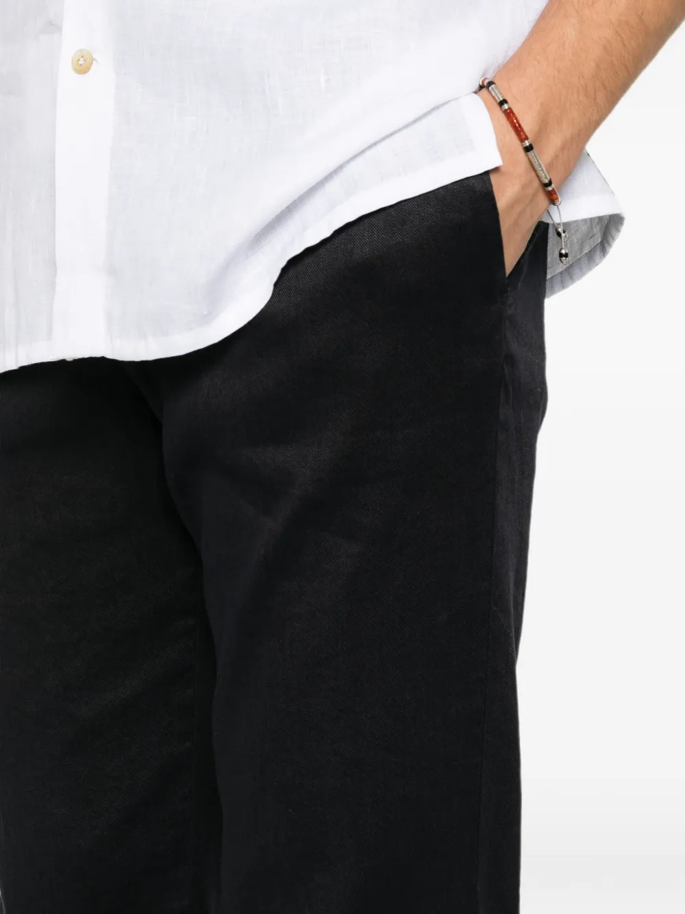Kiton Straight broek Blauw