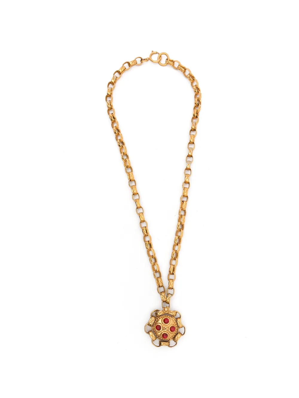 CHANEL Pre-Owned Gripoix-pendant necklace - Oro