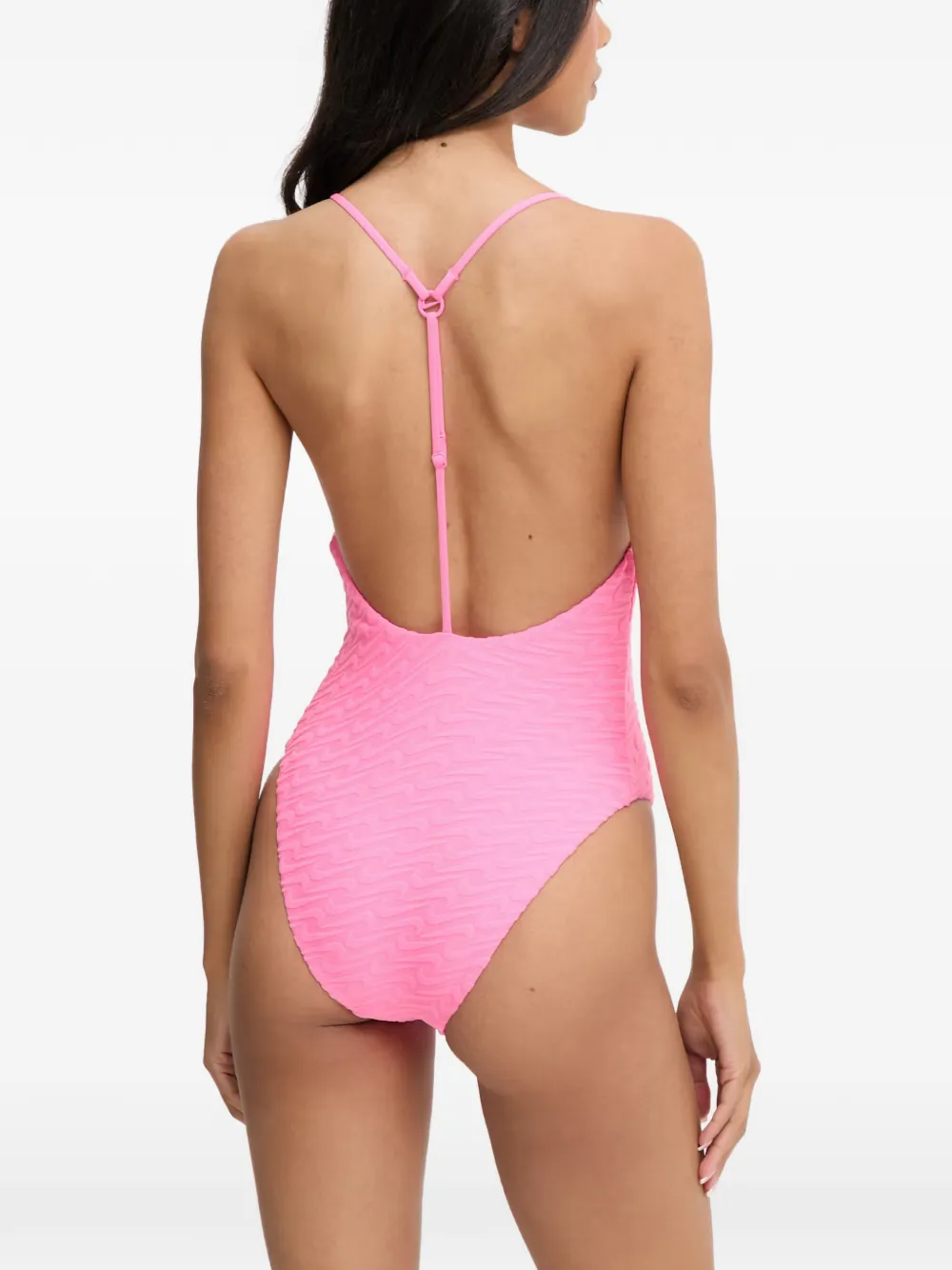 Nike Badpak met monogram-jacquard Roze