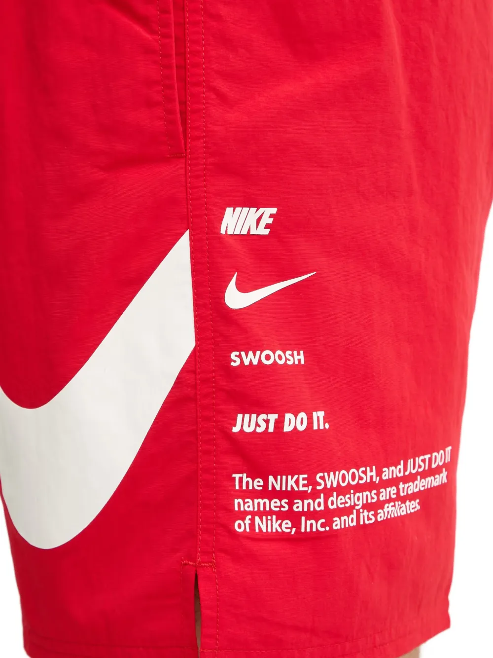 Nike Zwembroek met Swoosh-print Rood