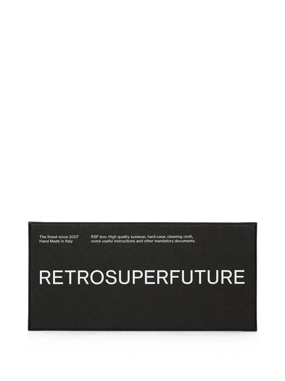 Retrosuperfuture Cherry zonnebril met ovalen montuur Zwart