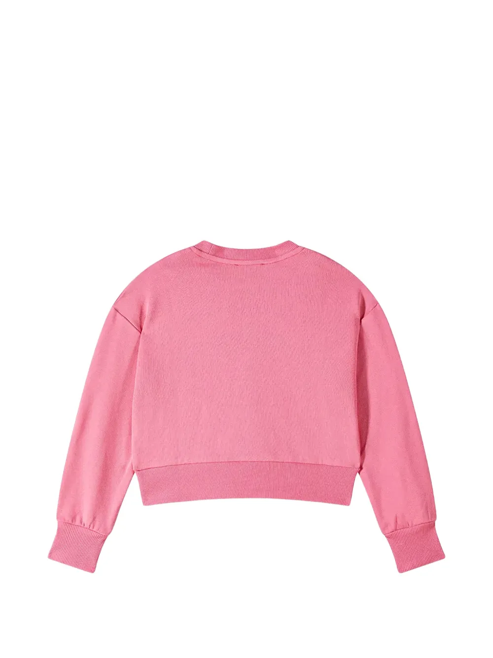 Patrizia Pepe girl logo-print cropped sweatshirt Roze