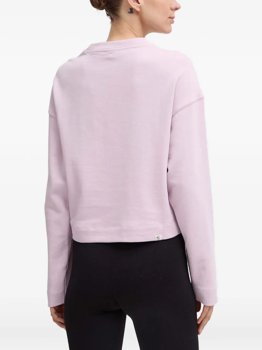 PUMA Sweater met logoprint Paars