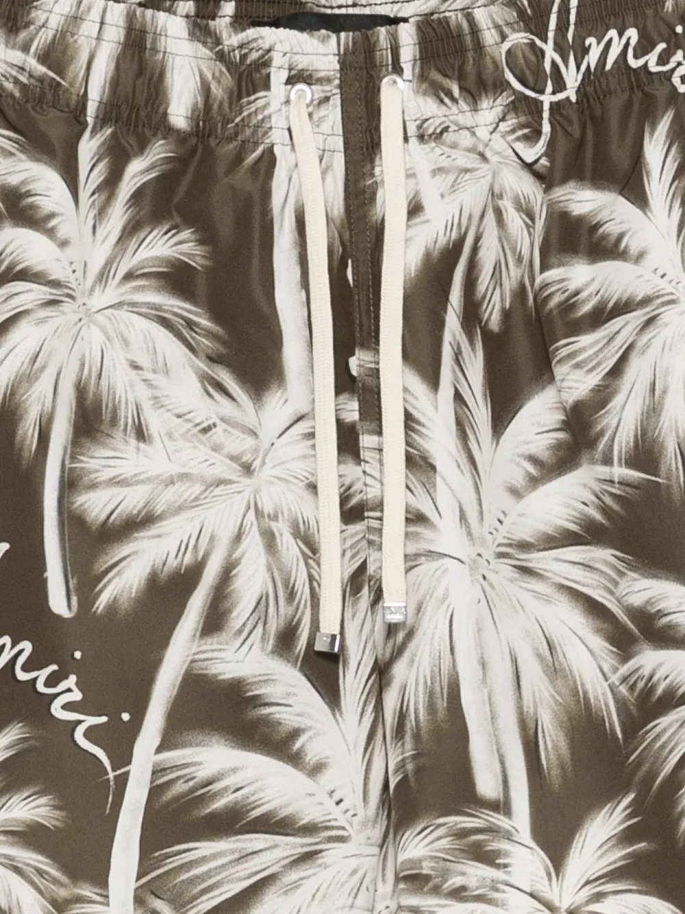 AMIRI Zwembroek met palmprint Groen