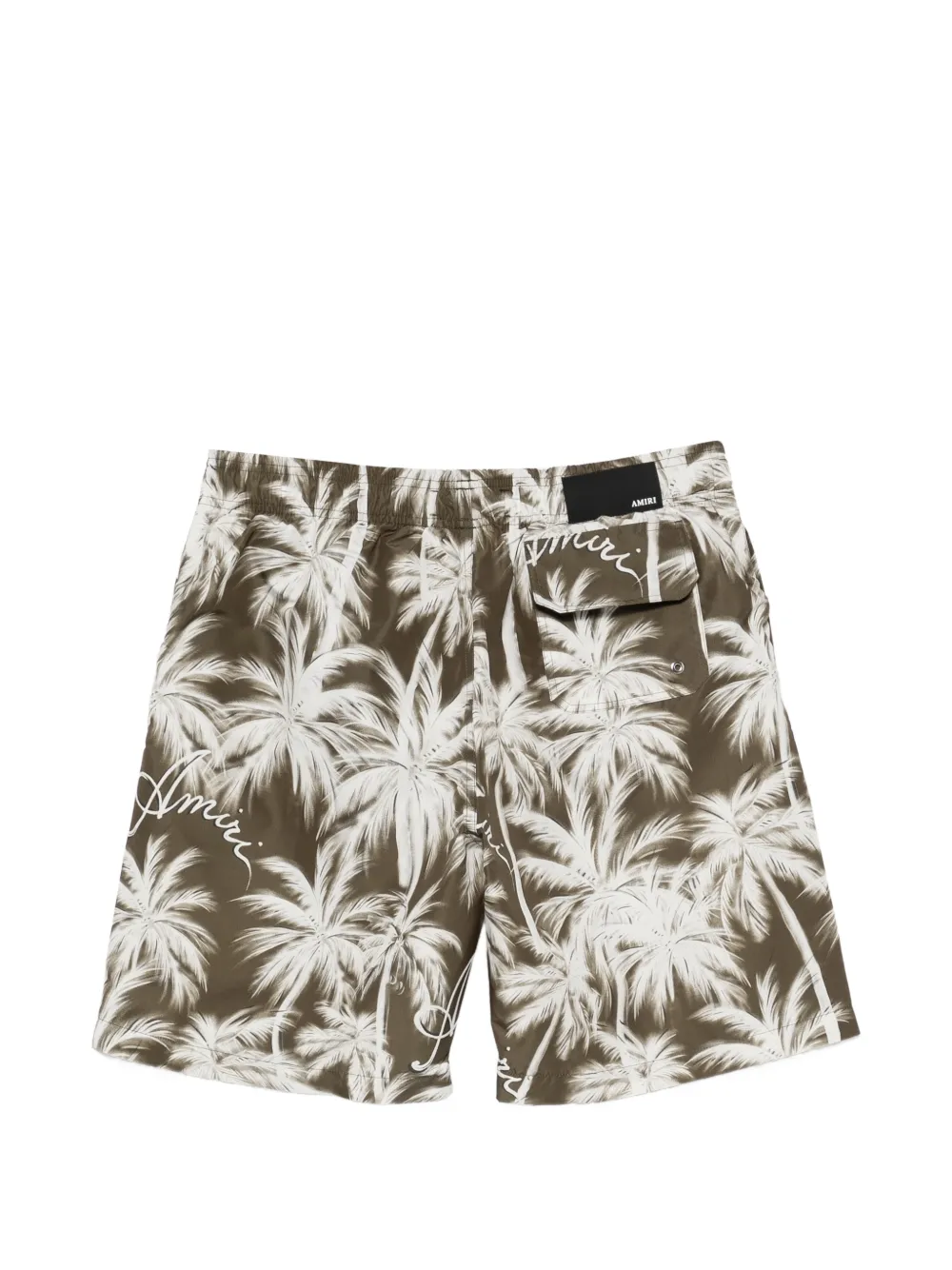 AMIRI Zwembroek met palmprint Groen
