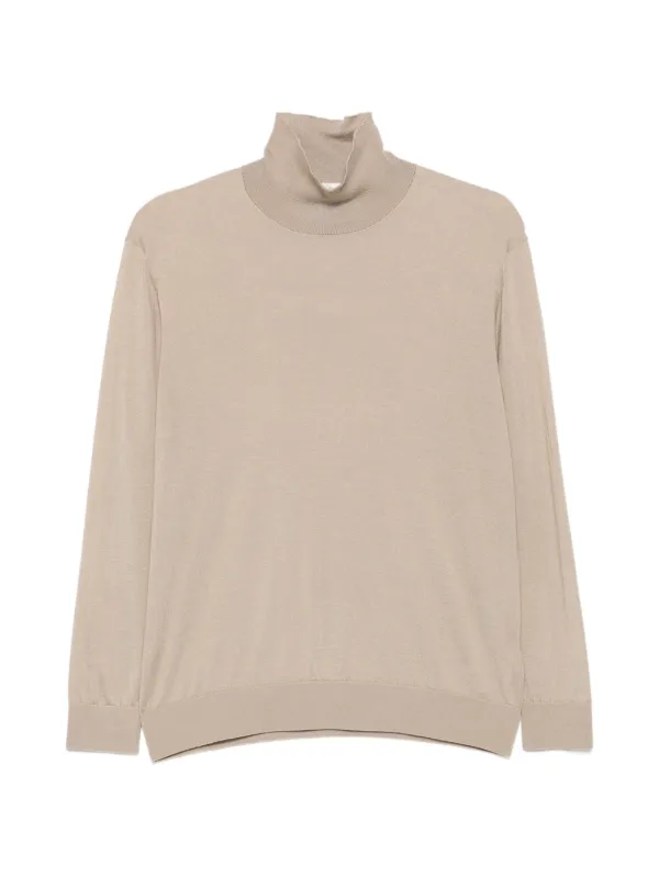 The Row Orly High-neck Sweater in Neutrals