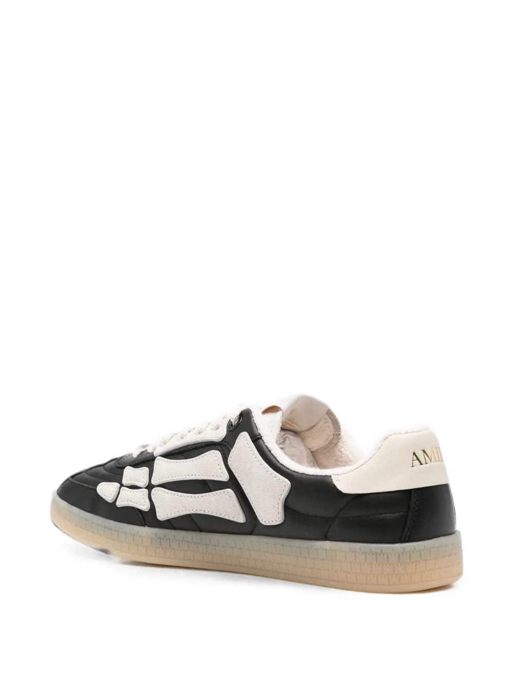 AMIRI Pacific Bones leather sneakers Zwart