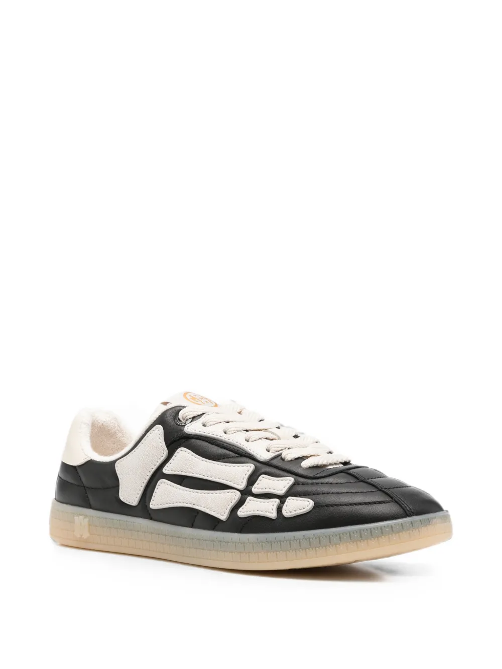 AMIRI Pacific Bones leather sneakers Zwart