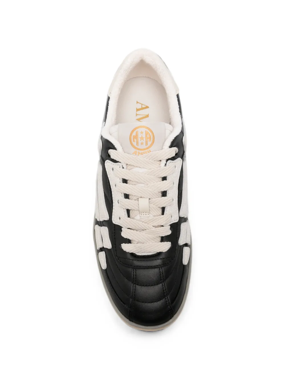 AMIRI Pacific Bones leather sneakers Zwart