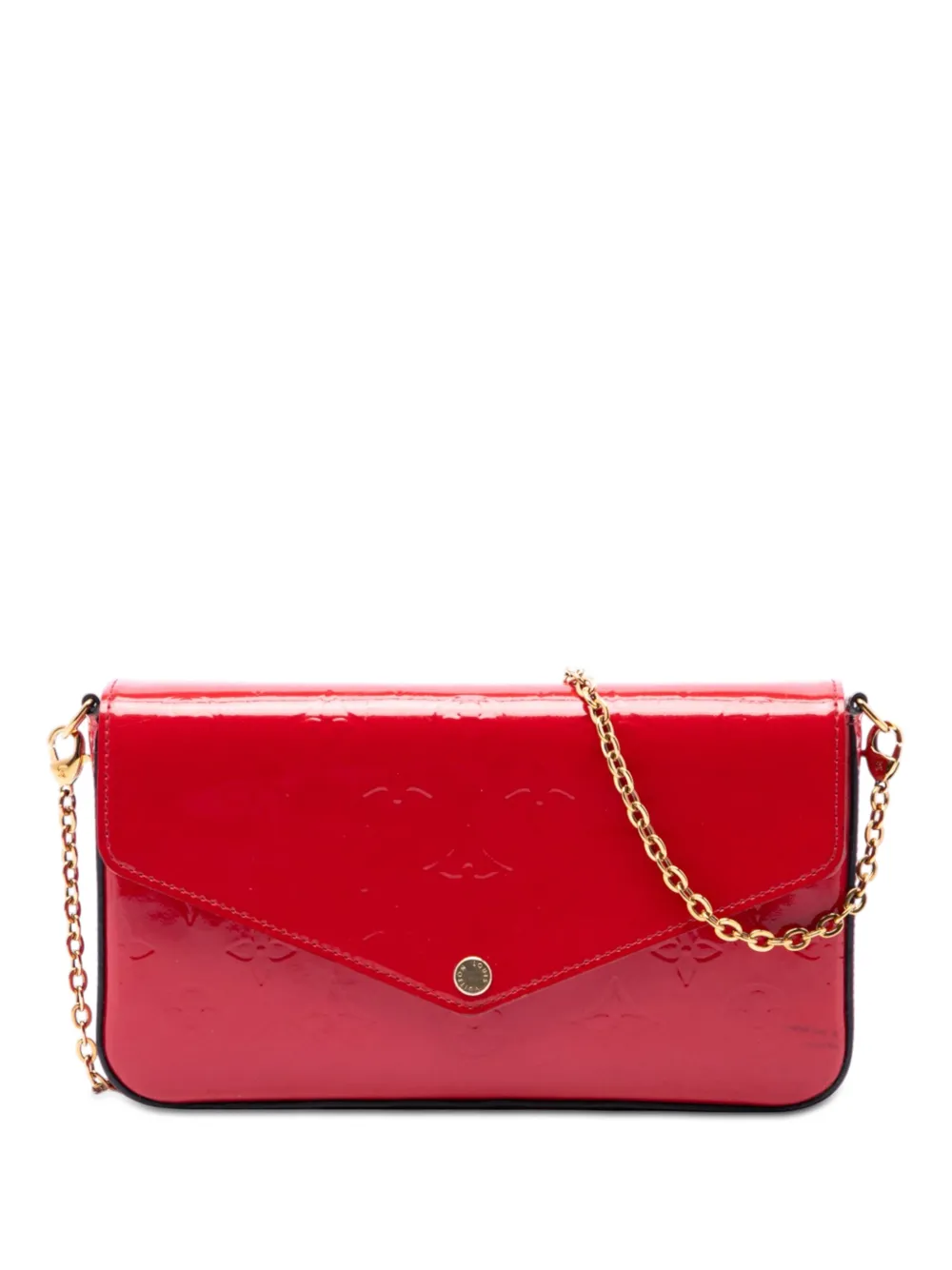 Louis Vuitton Pre-Owned 2016 Monogram Vernis Pochette Felicie crossbody bag - Rosso