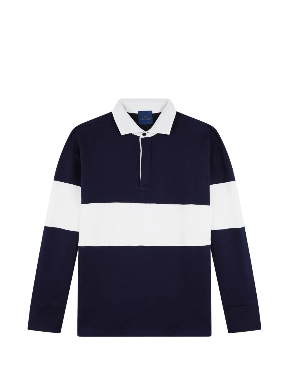 Paul & Shark stripe-detail polo shirt - Blu