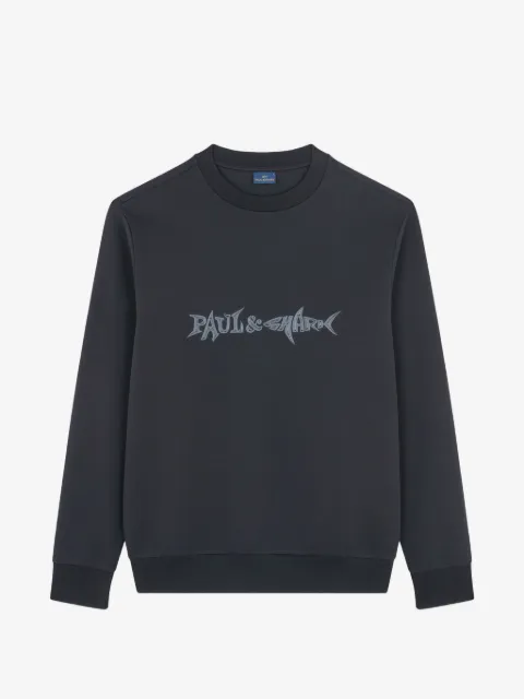 Paul & Shark sudadera con logo estampado