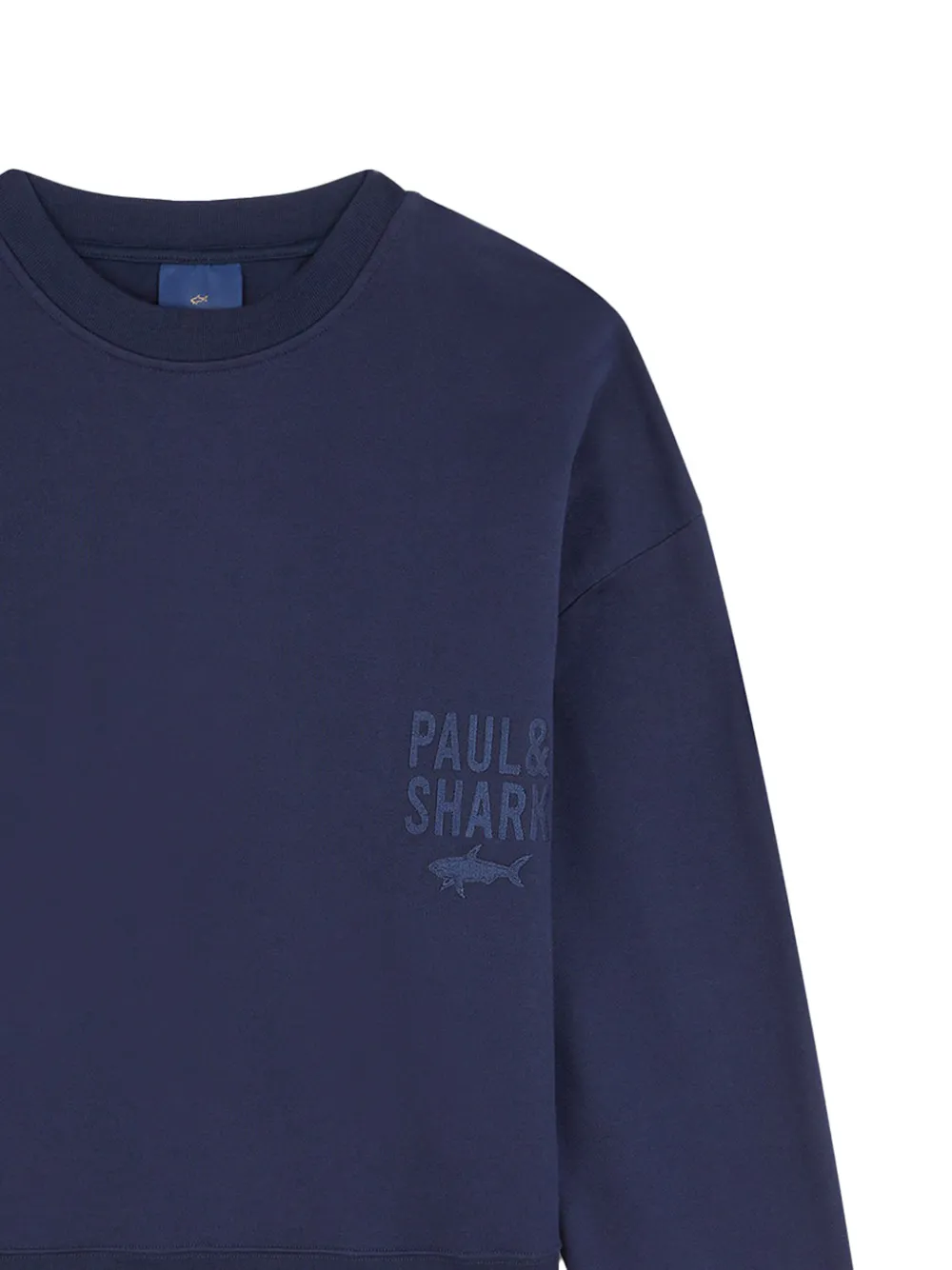 Paul & Shark Sweater met logoprint Blauw