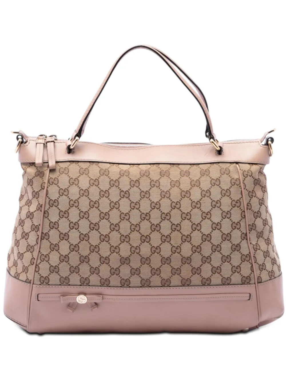 Gucci Pre-Owned 2016-2026 GG Canvas Mayfair satchel - Toni neutri