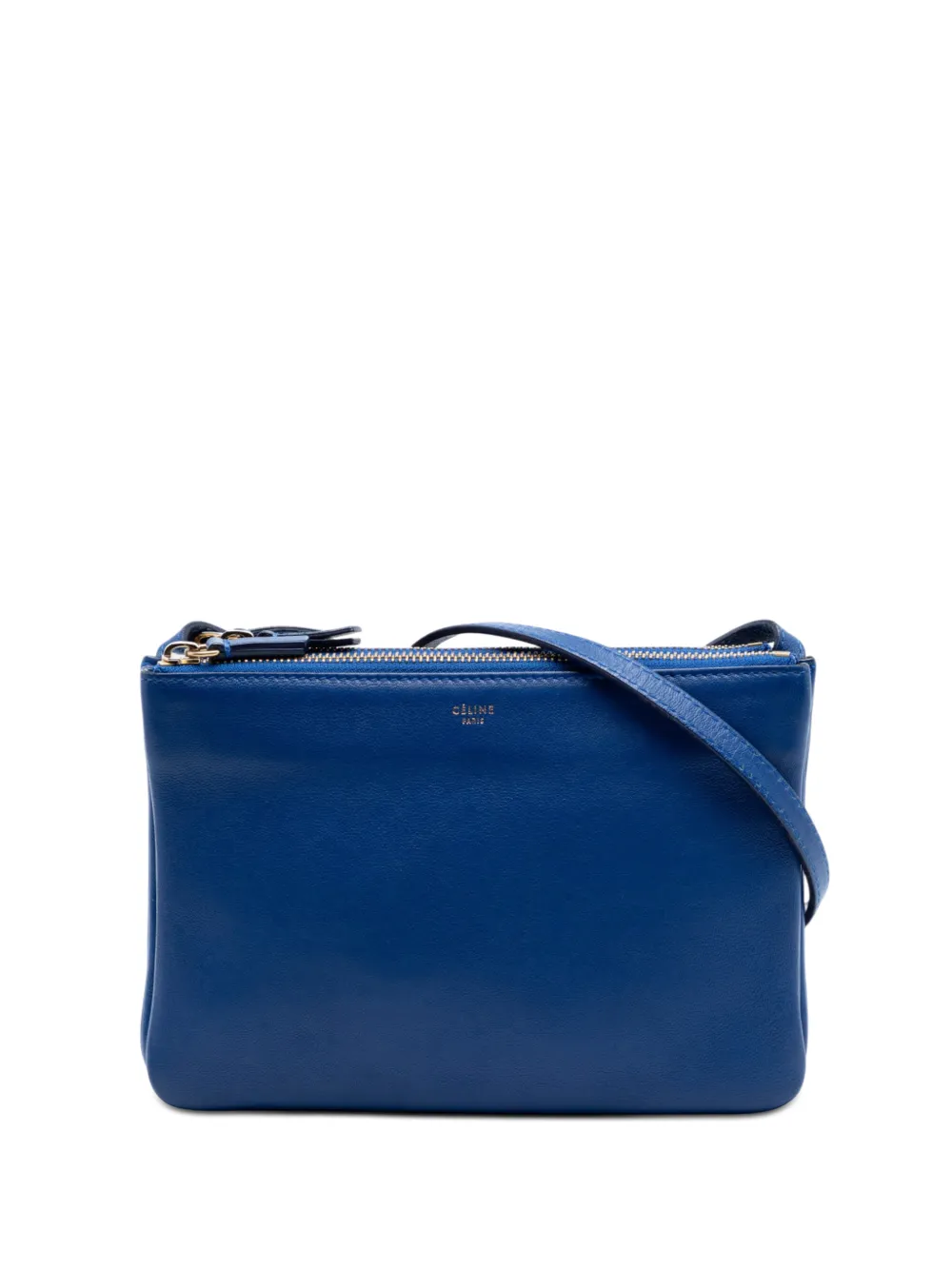 Celine Pre-Owned 2012 Small Lambskin Trio crossbody bag - Blue