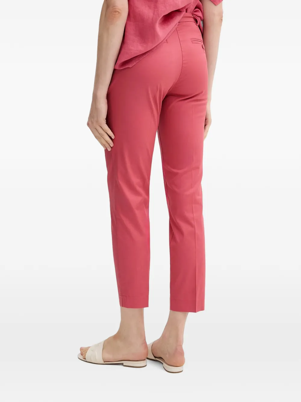 Sisley Cropped pantalon Roze