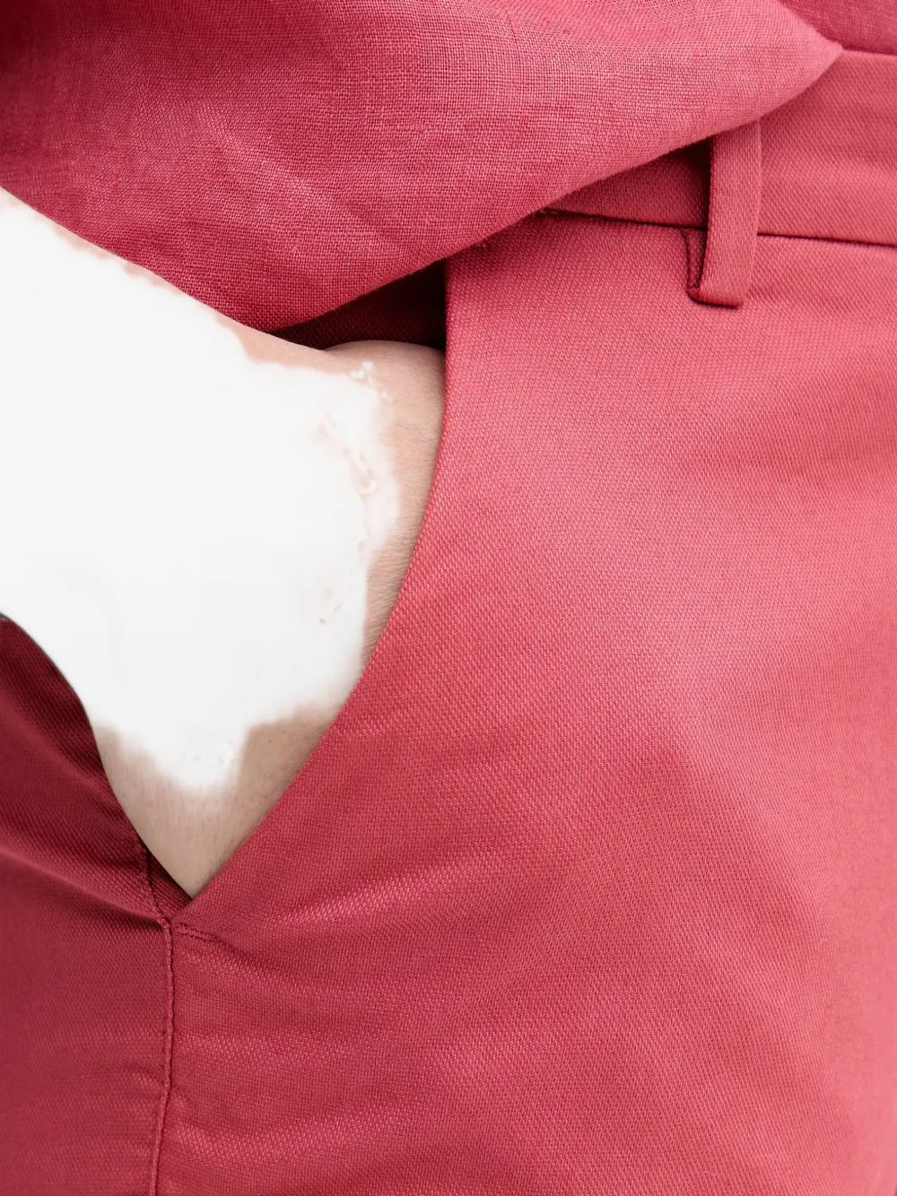 Sisley Cropped pantalon Roze