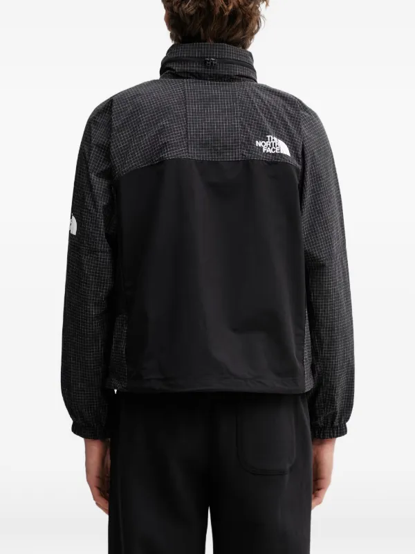 The North Face check-pattern Panelled Jacket | Black | FARFETCH JO
