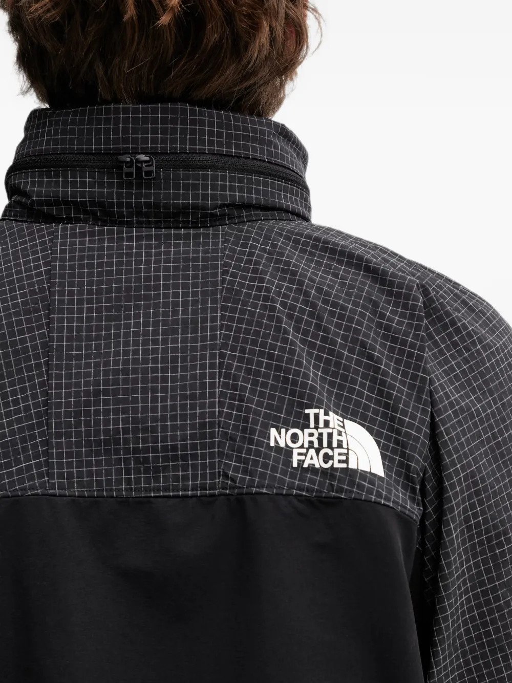 The North Face Geruit shirtjack met vlakken Zwart