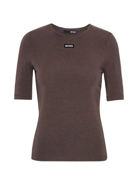 ROTATE BIRGER CHRISTENSEN logo-patch T-shirt