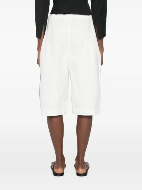 The Row Faldra drawstring-waist knee-length shorts