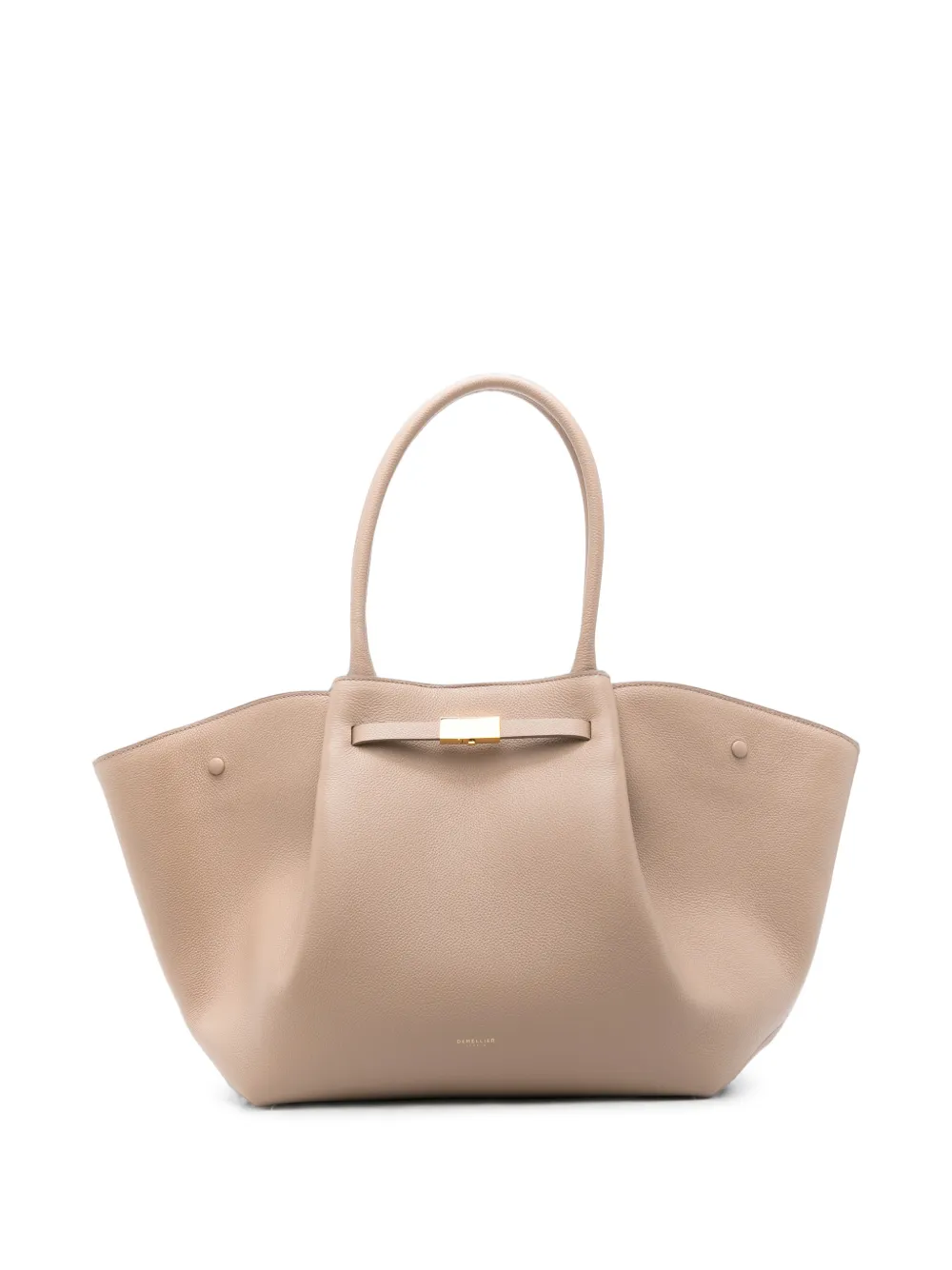 DeMellier small New York leather tote bag - Toni neutri