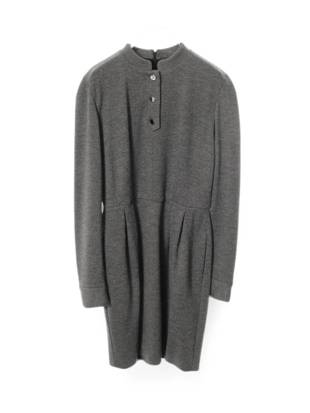 Gucci Pre-Owned 2010s Kleid mit langen Ärmeln - Grau