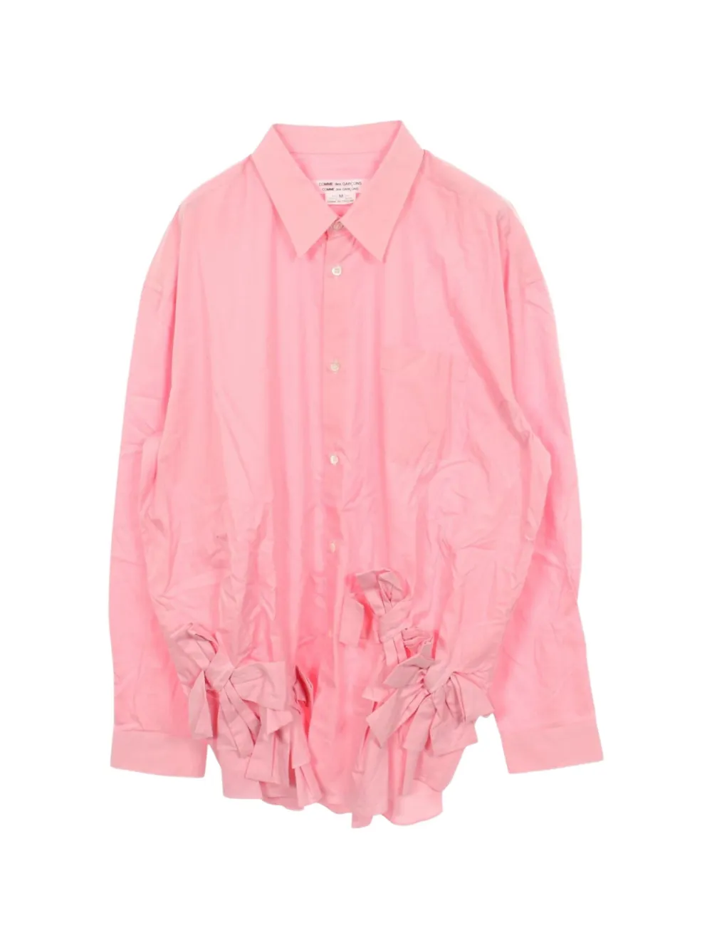 Comme Des Garçons Comme Des Garçons 2010s ribbon long-sleeve shirt - Rosa