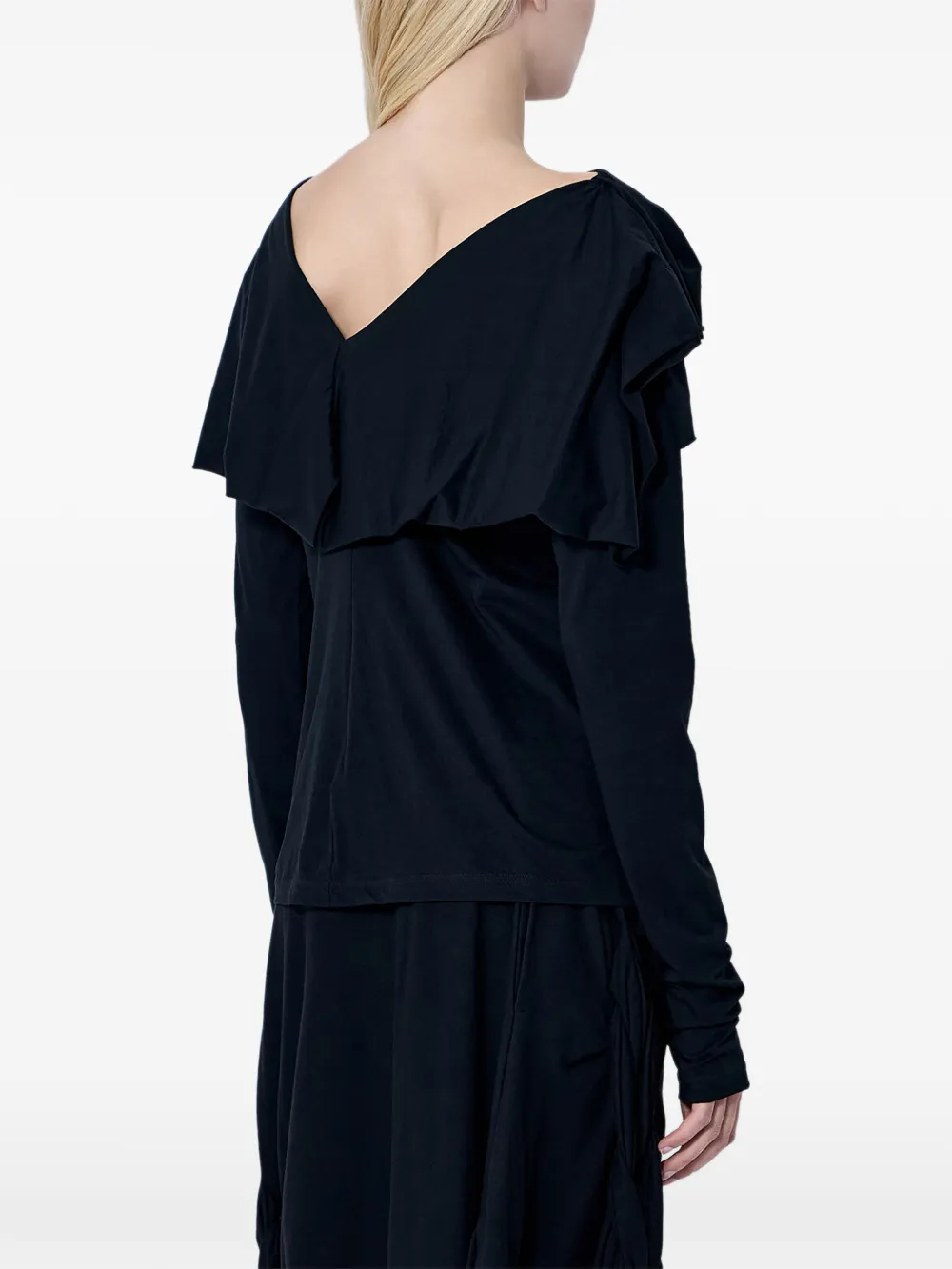 Yohji Yamamoto Shirt met lange mouwen Zwart