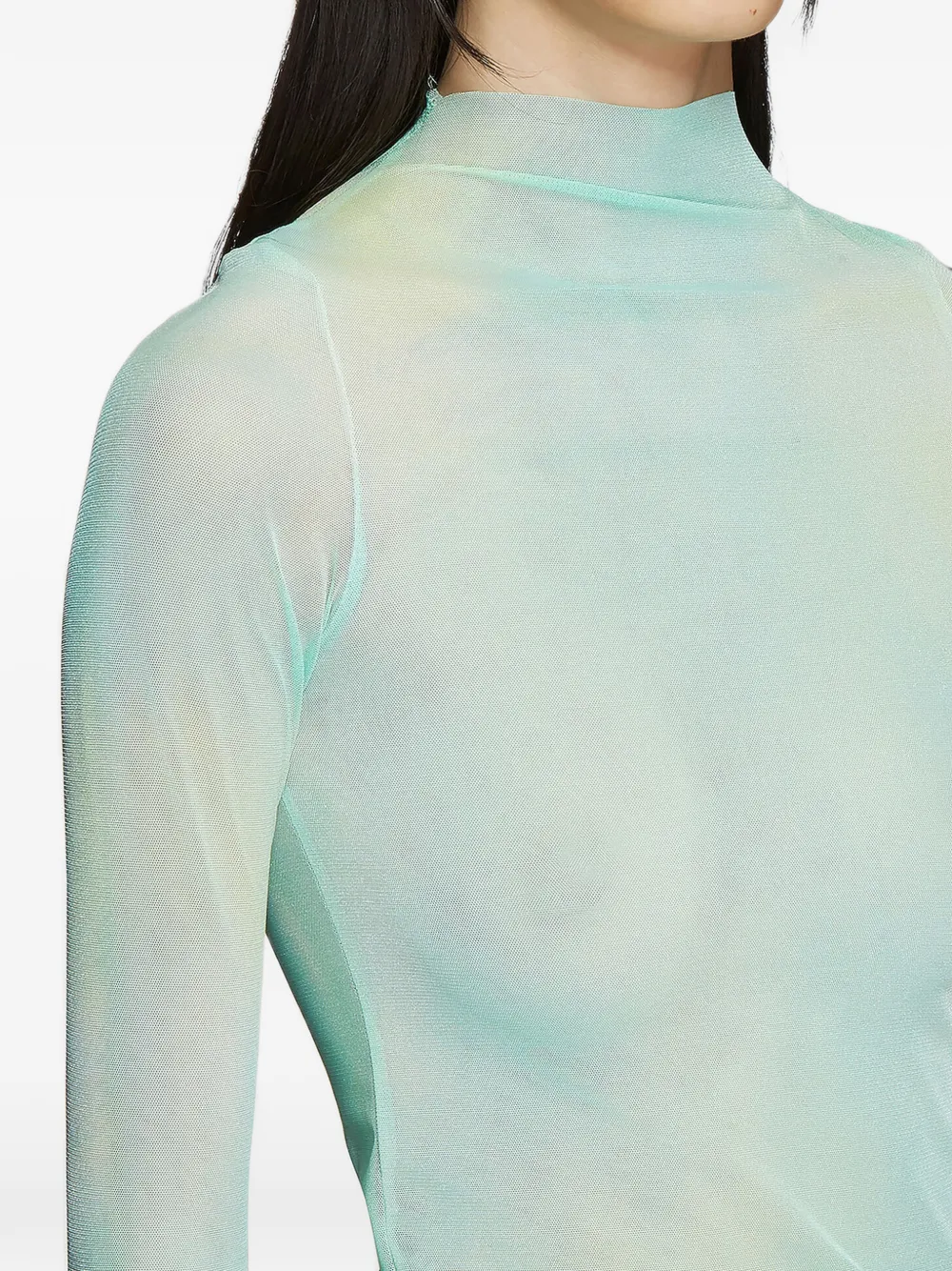 Collina Strada Cardio Nova T-shirt met lange mouwen en tie-dye print Groen