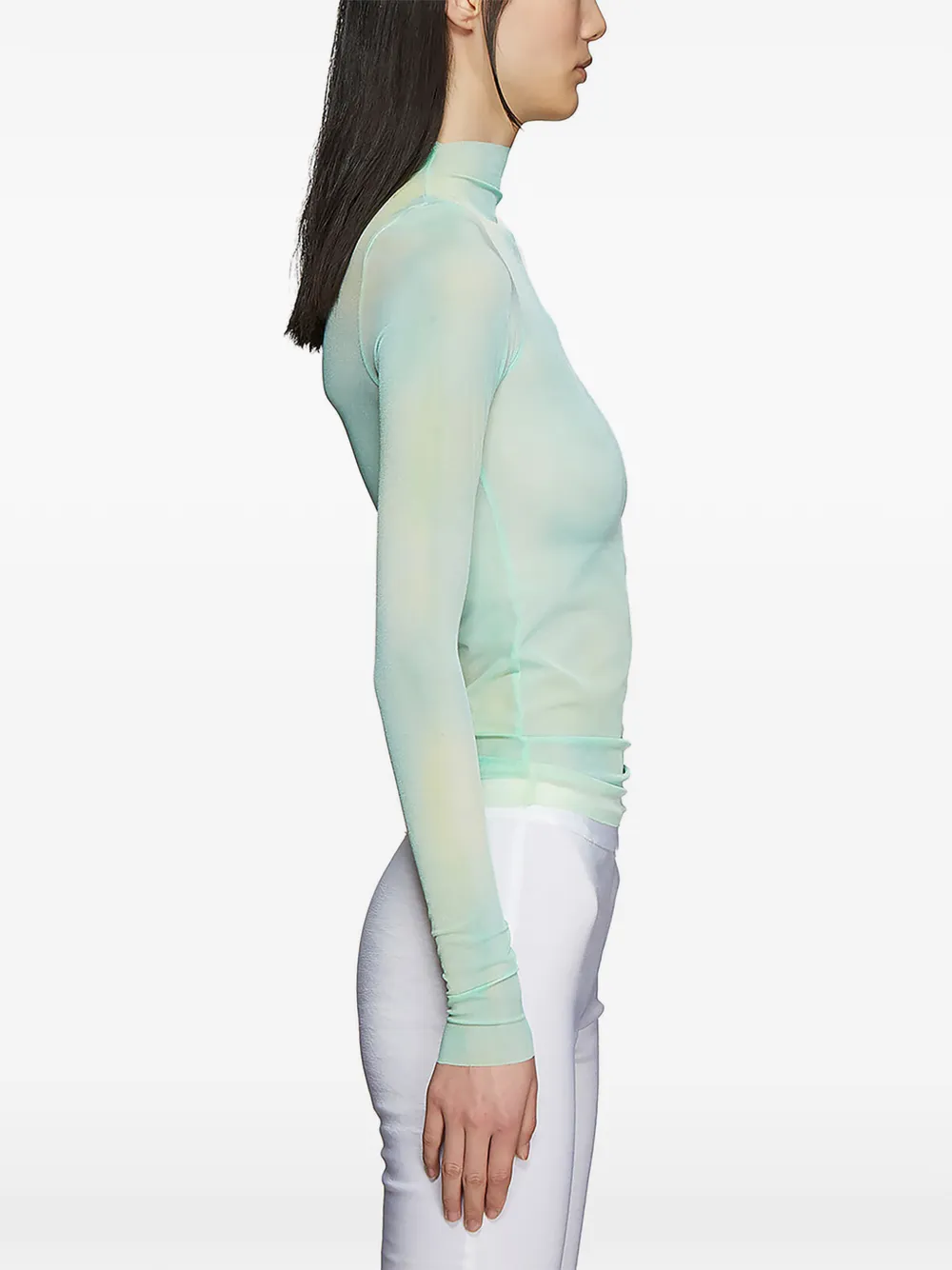 Collina Strada Cardio Nova T-shirt met lange mouwen en tie-dye print Groen