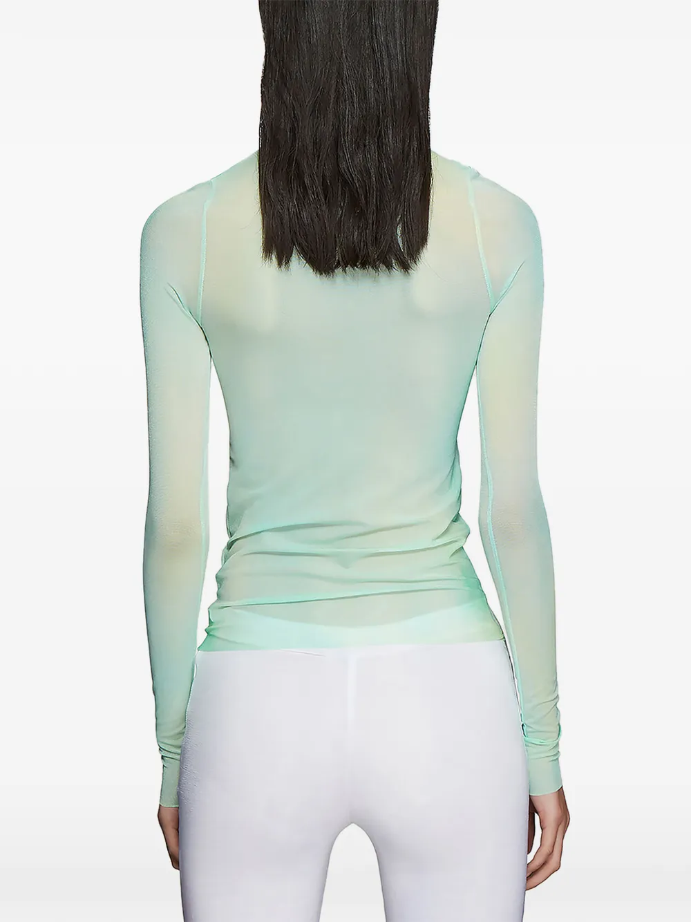 Collina Strada Cardio Nova T-shirt met lange mouwen en tie-dye print Groen