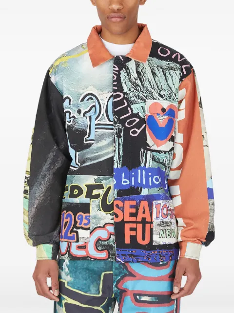 DRx x STEFAN MEIER x LN-CC veste à imprimé graphique