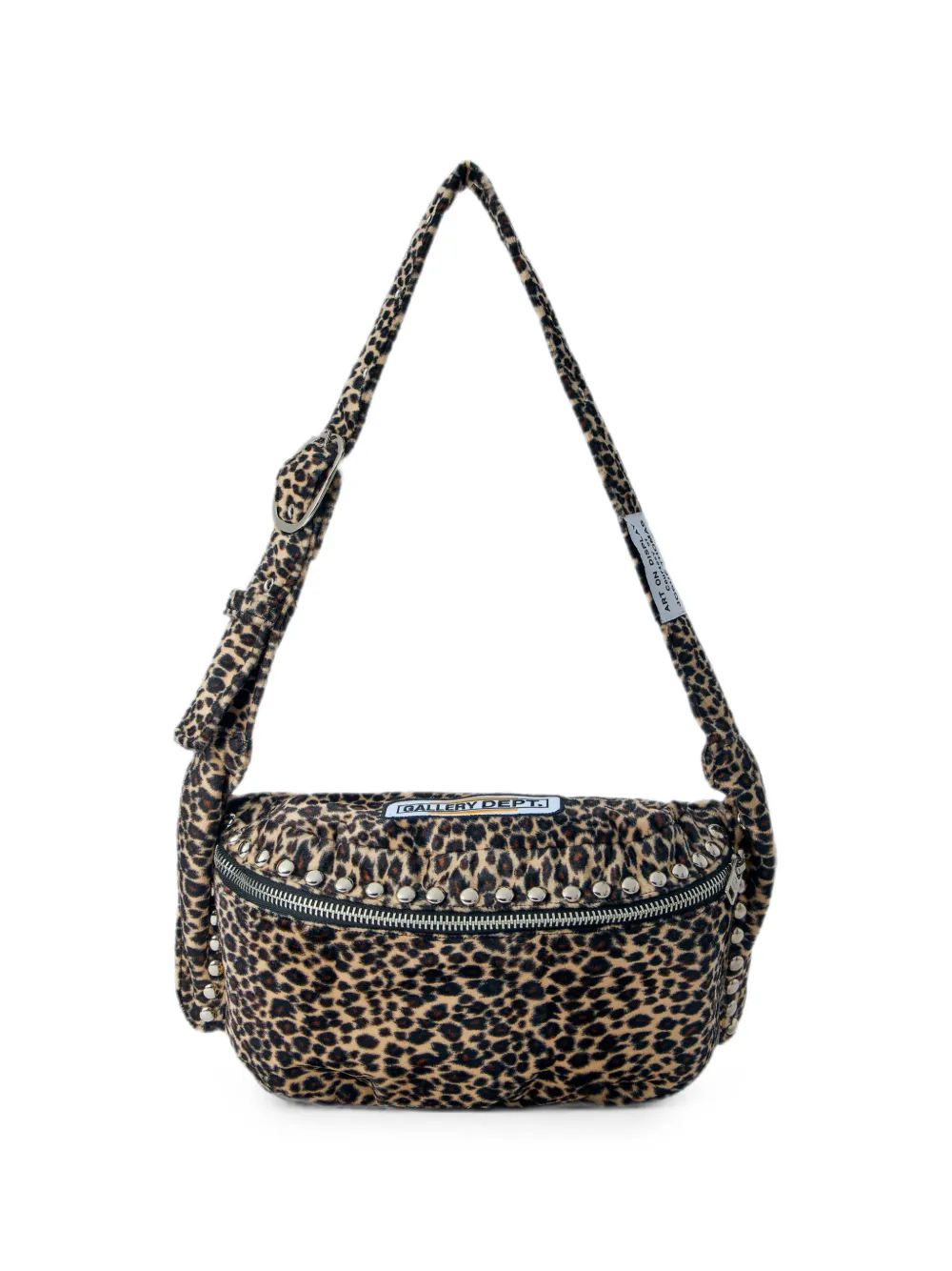 GALLERY DEPT. studded leopard-print belt bag - Toni neutri