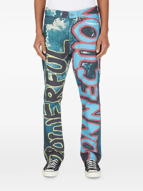 DRx x STEFAN MEIER x LN-CC graphic-print jeans